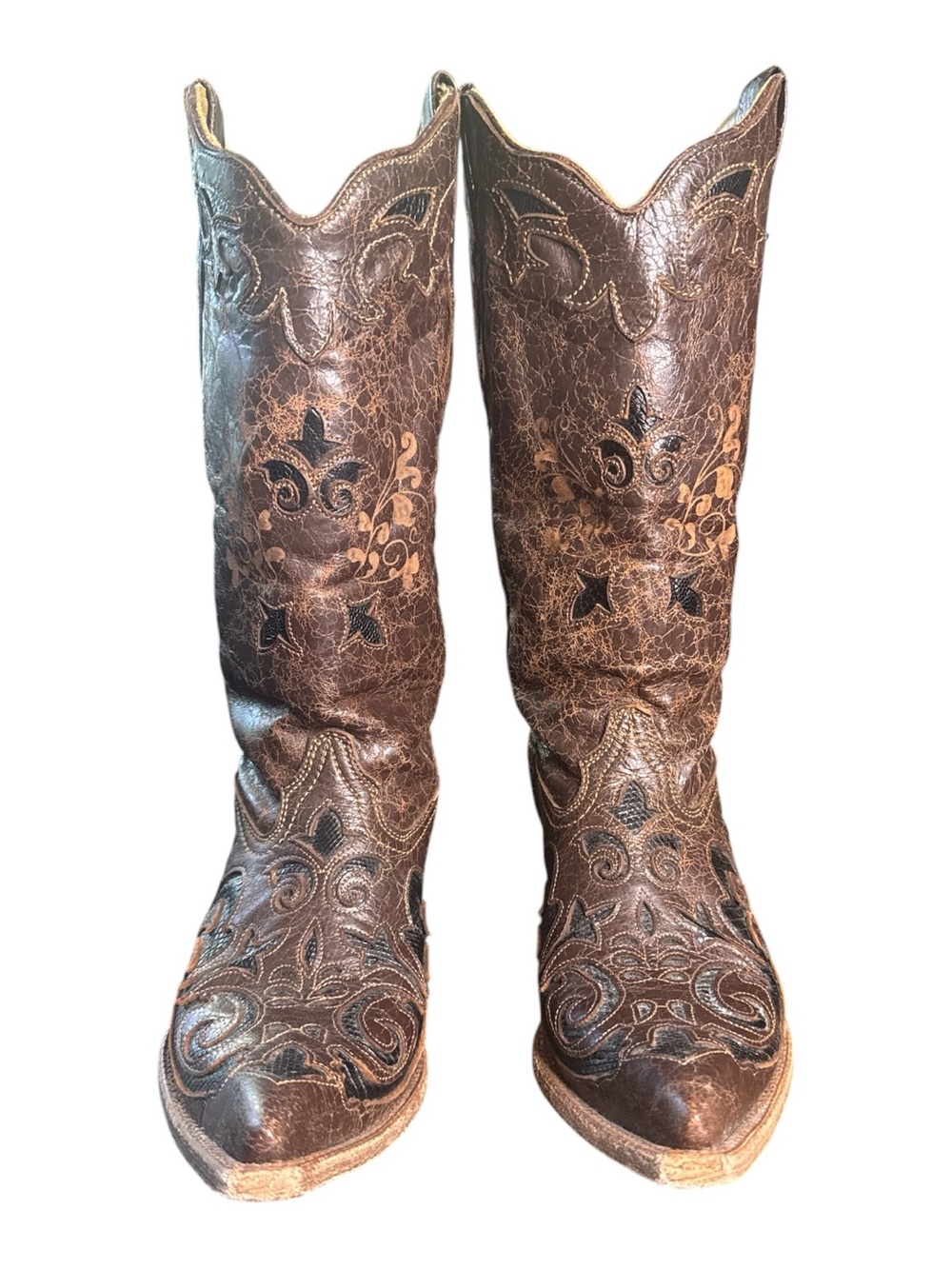Corral lizard inlay Cowgirl 🤠 Boots